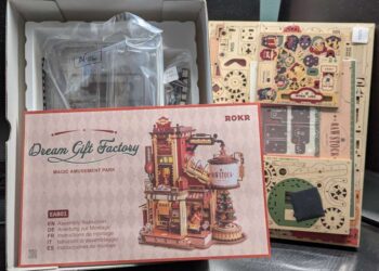 ROKR Dream Gift Factory Wooden Music Box kit review